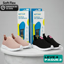Pague 1 Leve 2 Tênis Ortopédico Ultra Comfort Calce Fácil + Palmilha Ortopédica Grátis