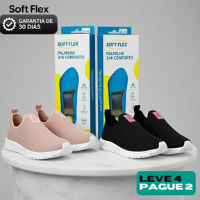 Pague 1 Leve 2 Tênis Ortopédico Ultra Comfort Calce Fácil + Palmilha Ortopédica Grátis