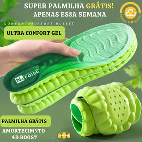 Pague 1 Leve 2: Tênis Ortopédico Ultra Comfort Calce Fácil + Palmilha Ortopédica Grátis